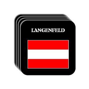  Austria   LANGENFELD Set of 4 Mini Mousepad Coasters 