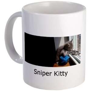 Sniper Kitty Funny Mug by 