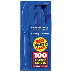   By Amscan Bright Royal Blue Big Party Pack   Knives 