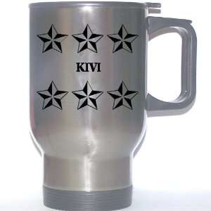  Personal Name Gift   KIVI Stainless Steel Mug (black 