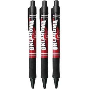  Oklahoma 3 Pack Soft Grip Pens