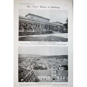   1905 Cure Season Homburg Kurhaus White Tower Terrace