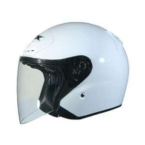  AFX FX 77 Open Face Helmet Large  White Automotive