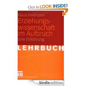 Erziehungswissenschaft im Aufbruch Eine Einführung (German Edition 