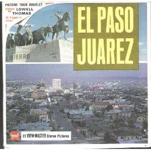  El Paso Juarez 21 View Master Stereo Pictures with Booklet 
