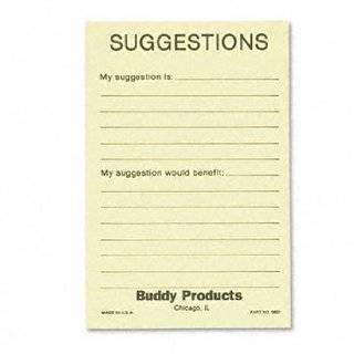  Buddy Products Wood Suggestion Box, 7.25 x 10 x 7.5 Inches 