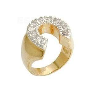    Jewelry   Horseshoe Design Clear Swarovski Ring SZ 13 Jewelry