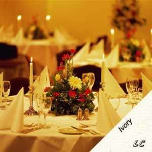   Dozen 17x17 Ivory Permalux Banquet Napkins Wholesale