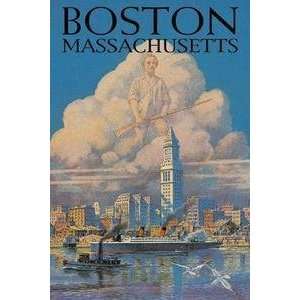 Vintage Art Boston Massachusetts   20551 2