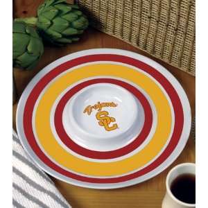  Pack of 3 NCAA Southern California Trojans Chip & Dip 