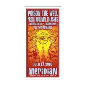  POISON THE WELL   Limited Edition Concert Poster   by 