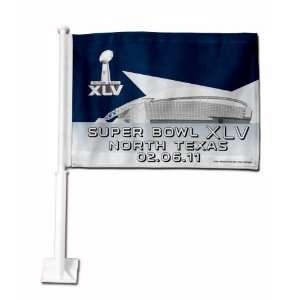  NFL Super Bowl XLV North Texas 2011 Car Flag Sports 