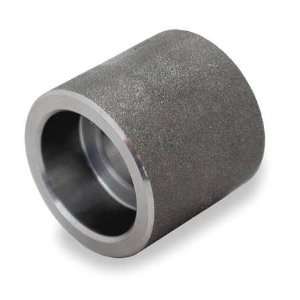 Forged Steel Black and Galvanized Pipe Fittings Half Coupling,1 In,Soc 