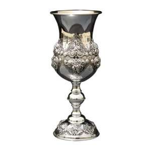  Silver Plated Kiddush Cup    Gardens of the Ocean