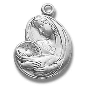   Lady of Sorrows Blessed Mother Catholic Medal Pendant Mothers Day Gift