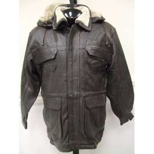   Toskana Mens Genuine Leather&Shearling Jacket Size M 