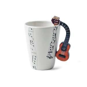 Gold Trimmed Handmade Accoustic Cup (10cm x 8cm)