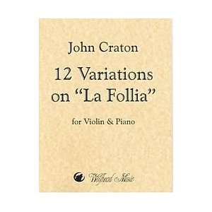  Variations on La Follia Musical Instruments