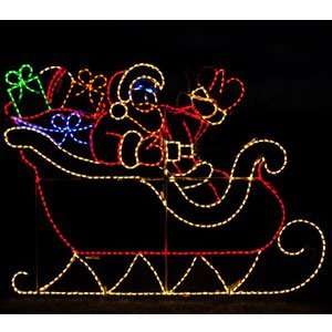  Holiday Lighting Specialists Animated Sleigh LED Light 