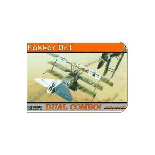  Fokker Dr I Triplane Fighter Dual Combo (Plastic Kit) 1 72 
