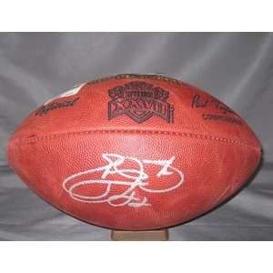    Emmitt Smith Signed Super Bowl XXVII Football Sports Collectibles