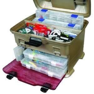  Flambeau Tackle T4 Pro Multi Loader Tackle Box (Gold/Red 