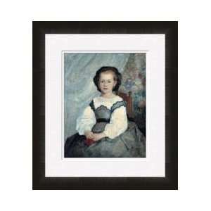  Portrait Of Mademoiselle Romaine Lacaux 1864 Framed Giclee 