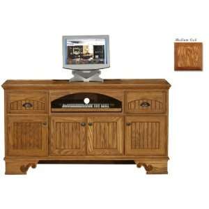   Hutch for Executive Credenza Desk   Medium Oak