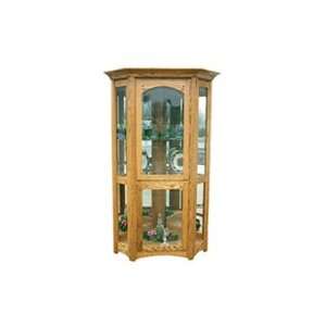  Amish Royal Mission Corner Curio Cabinet