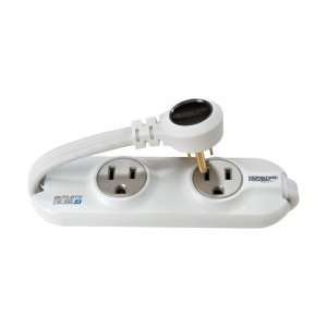  Outlets To Go 4 Outlet Mini Power Strip   White Musical 