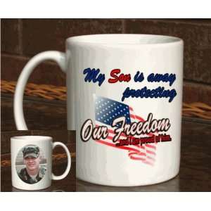   Our Freedom Personalized Military Photo Mugs