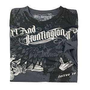  Hart and Huntington Skull Vent Premium T Shirt   XX Large 