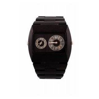 Wewood Mens Limited Edition Jupiter Black Dual Movement Wooden Watch