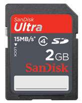  SanDisk 2 GB Flash Memory Card SDSDH 002G U46 Electronics