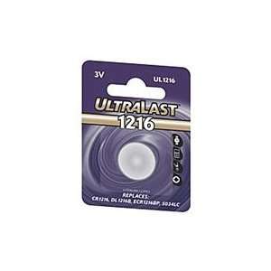  Ultralast #Cr1216 Lithium Coin Battery Electronics