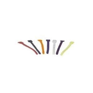 Yellow Velcro Cable Tie .3in x 6in 25 pieces per pack  