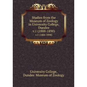   University College, Dundee. v.1 (1888 1890) Dundee. Museum of Zoology