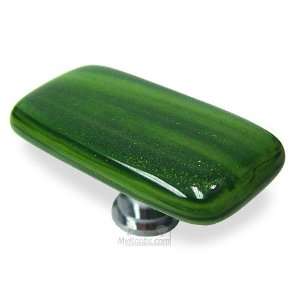  Green Glass Sietto Cirrus Green Long Knob LK 301 