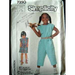  CHILDS EASY TO SEW JUMPSUIT IN TWO LENGTHS SIZE 3 4 5 