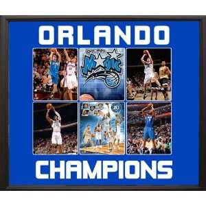  2009 Orlando Magic Team Photograph Collage Includes Six 8 