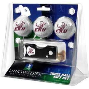 Eastern Kentucky Colonels NCAA Spring Action 3 Golf Ball Gift Packs 