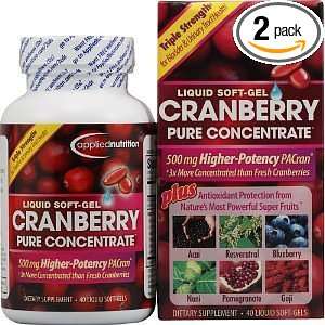  Applied Nutrition Cranberry Pure Concentrate Antioxidants 