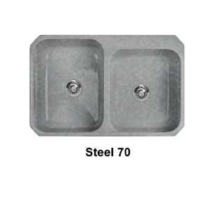 CorStone 64270 Steel Pocasset Pocasset Double Bowl 60/40 Undermount or 