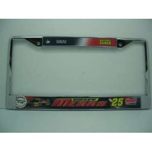 CASEY MEARS Metal License Plate Frame