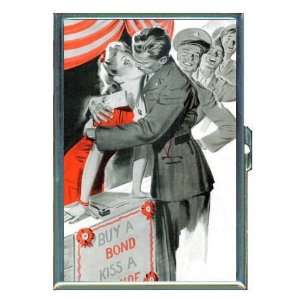  World War II Kissing Booth Fun ID Holder, Cigarette Case 