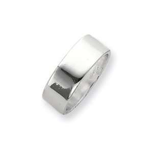    Sterling Silver 8mm Flat Band   Size 8 West Coast Jewelry Jewelry