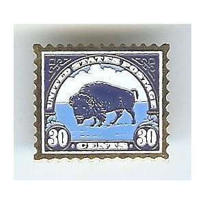  Vintage American Bison Postal Pin 1980 