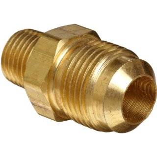 Anderson Metals Brass Tube Fitting, Coupling, 3/8 Flare x 3/8 Female 