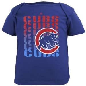  Cubs Tee Shirt  Majestic Chicago Cubs Infant Royal Blue Game Open 