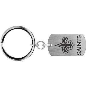  Team Titanium New Orleans Saints Steel Key Ring Sports 